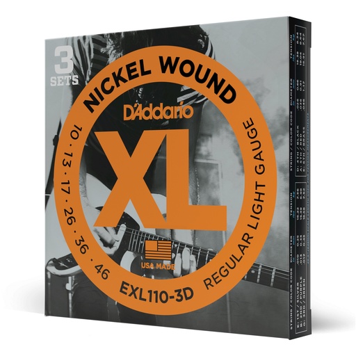 [EXL110-3D] Corda elèctrica D'ADDARIO EXL-110-3D