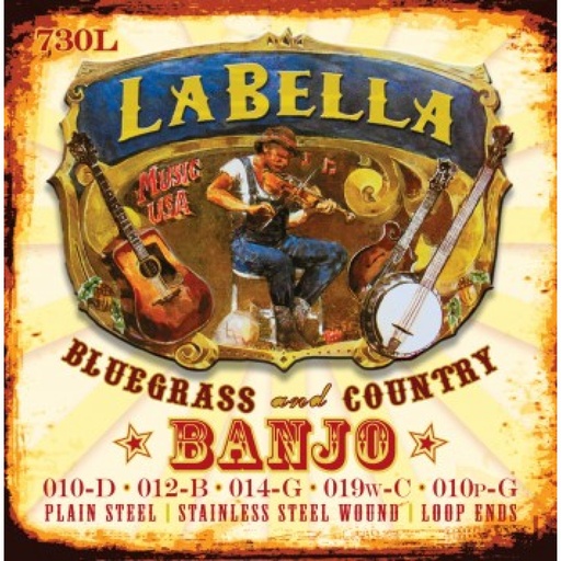 [3801389] Corda Banjo LA BELLA 730l bluegras and country