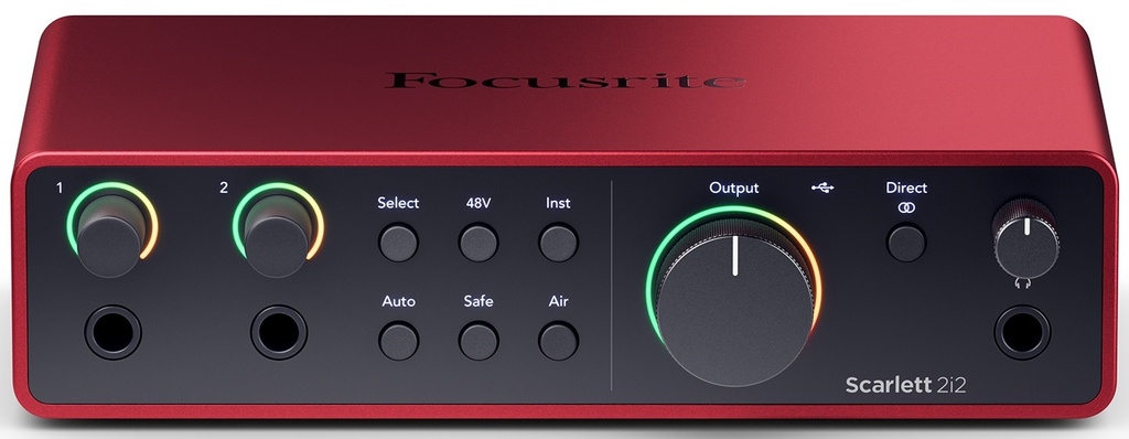Gravador FOCUSRITE SCARLETT 2i2 4th Gen