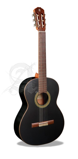 Guitarra Clàssica ALHAMBRA 1C BLACK SATIN