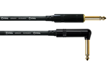 Cable de instrumento CORDIAL jack-jack Recto/Acodado de 3m