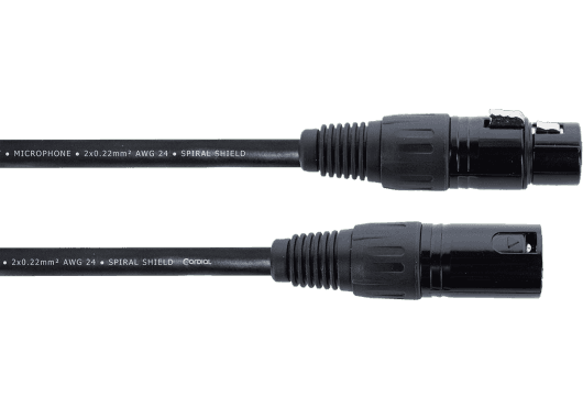 Cable de micrófono CORDIAL XLR de 3 m