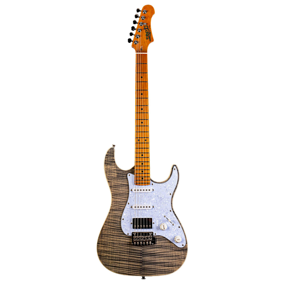 Guitarra Eléctrica Jet JS450-TBK-HSS Transparent Black