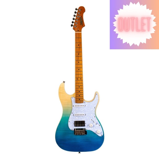 [ES001433] Guitarra Eléctrica Jet JS450-TBL-HSS Transparent Blue