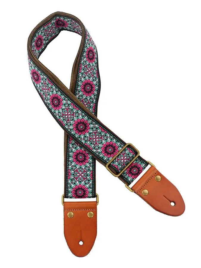 Correa Gaucho jacq. 50mm hebilla latón bk/bu/pk