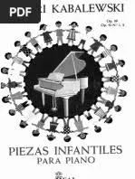 KABALEWSKI - PIEZAS INFANTILES Op.39. 51