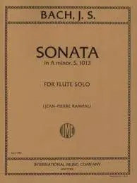 BACH.J.S. - SONATA IN A MINOR S. 1013 FLUTE SOLO