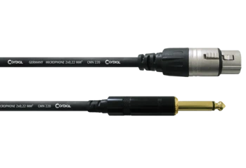 [ECLCCM5FP] Cable de audio CORDIAL jack mono/XLR hembra de 5 m