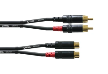 [ECLCFU3CE] Cable de audio CORDIAL RCA macho/hembra 3m