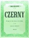 CZERNY.C. - ARTE DE DAR SOLTURA A LOS DEDOS Op.740