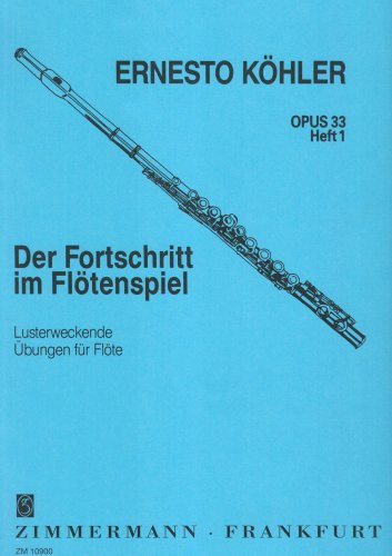 KOHLER.E. - STUDI FACILI PER IL FLAUTO (15) Op.33-I