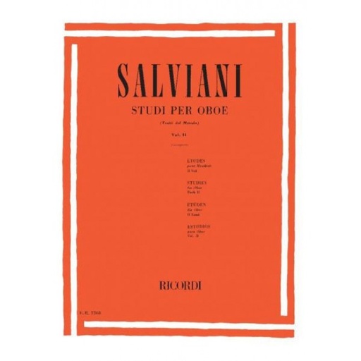 SALVIANI.C. - STUDI PER OBOE VOL.2