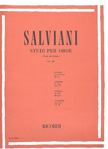 SALVIANI.C. - STUDI PER OBOE VOL.3