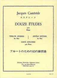 CASTEREDE.J. - 12 ETUDES FLUTE