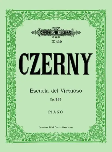 CZERNY.C. - ESCUELA DEL VIRTUOSO Op.365